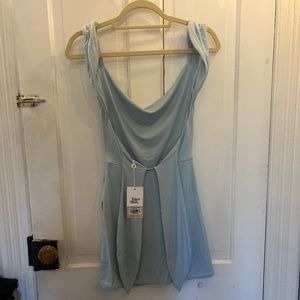 Tiger Mist Joslin Mini Dress Baby Blue (S)